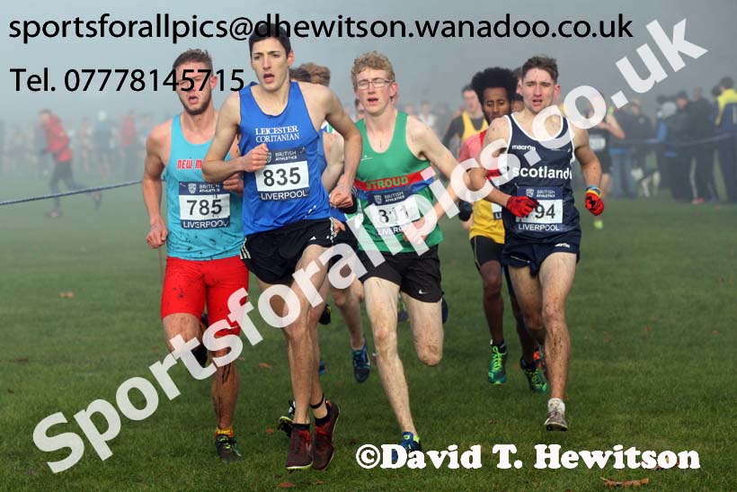 Junior men, European Cross Country Trials, Sefton Park, Liverpool. Photo: David T. Hewitson/Sports for All Pics